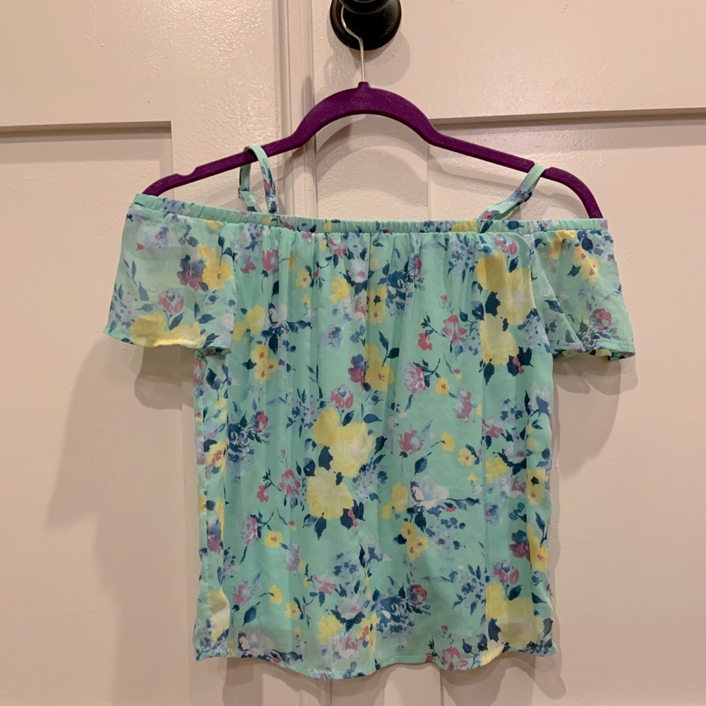 Summer floral blouse